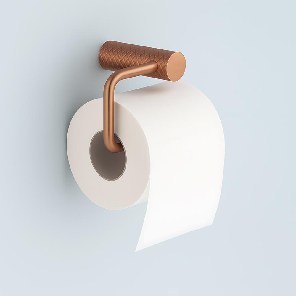 Toilet paper holder 9711 Prism Brush Copper
