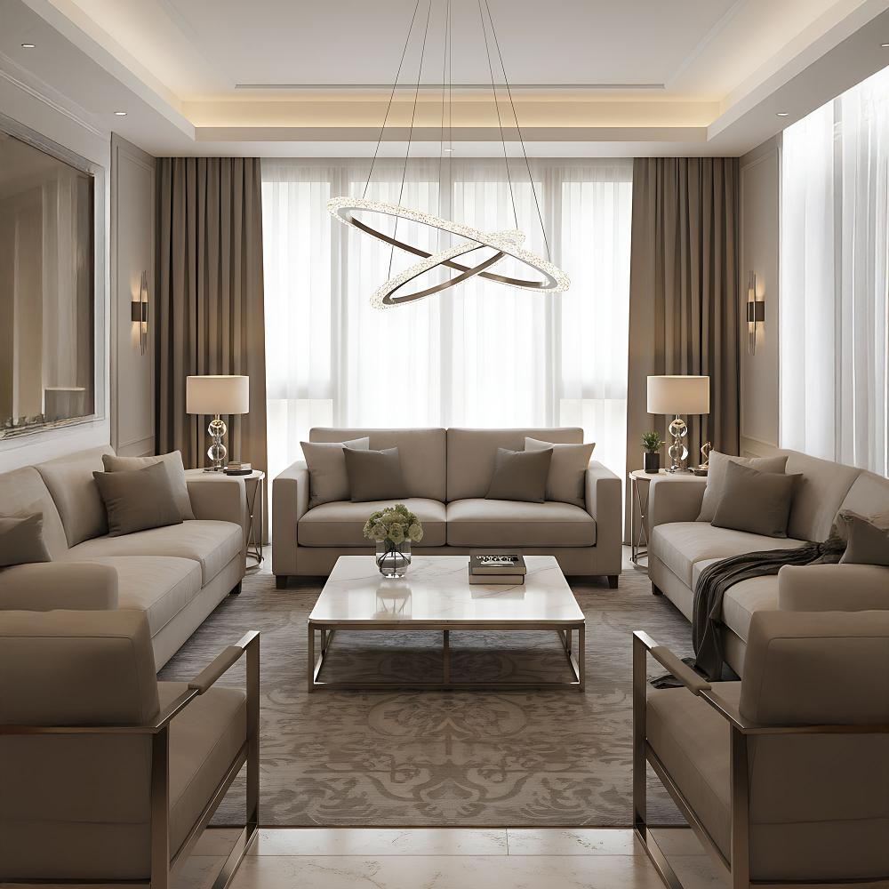 Lampe LED LHJ045-CP2 BRUSH NICKLE