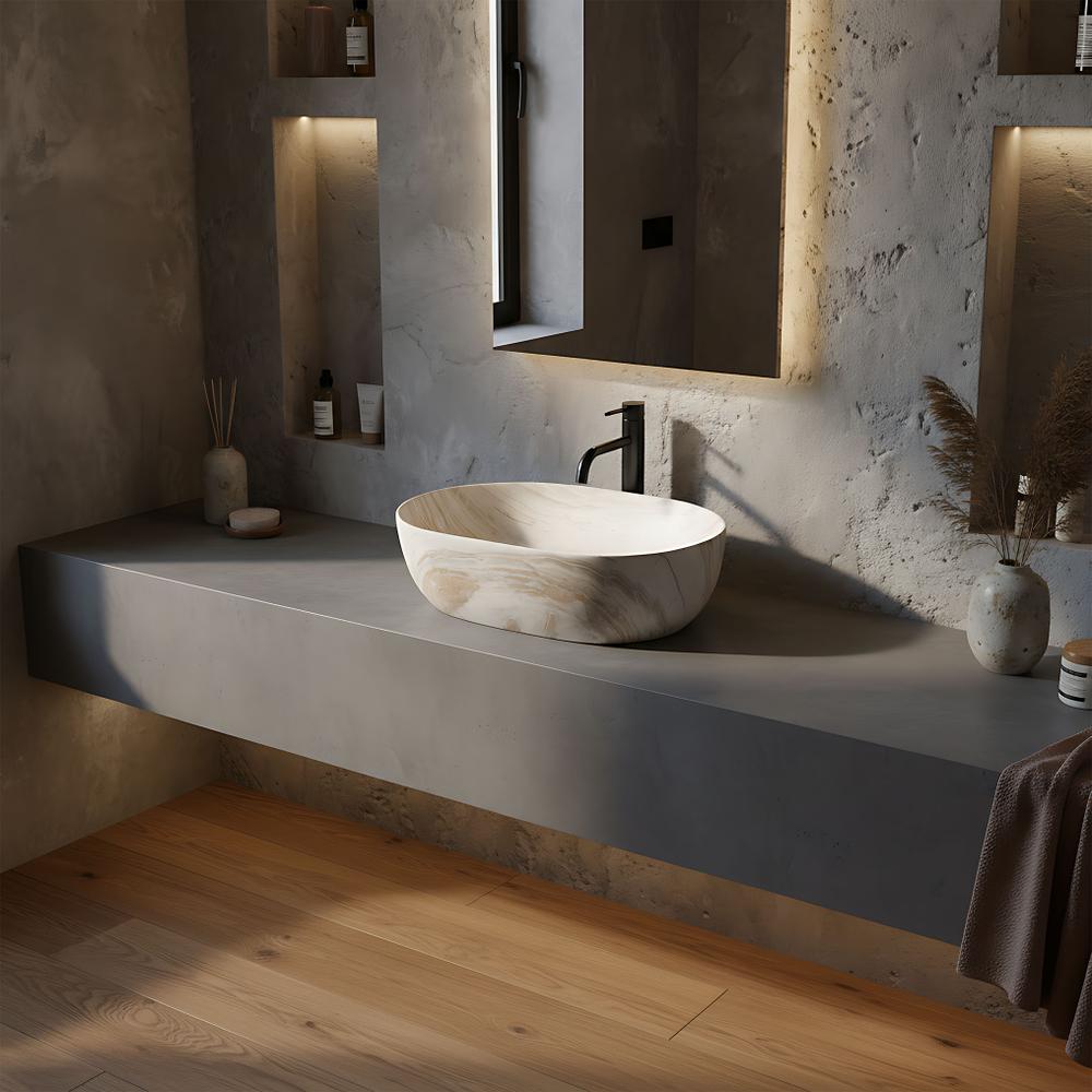 Umývadlo na dosku Amelia Saturn 48