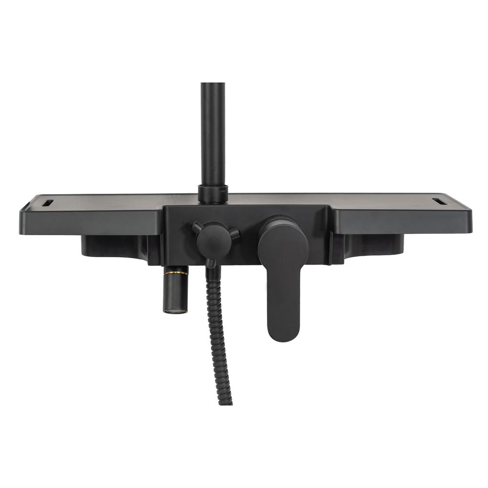 REA Bravo dušas komplekts melns