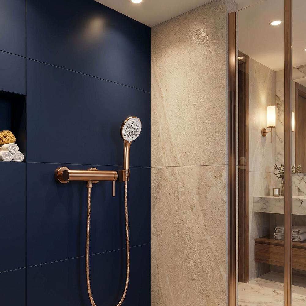 Bateria prysznicowa REA Rivo Miedź Szczotkowana