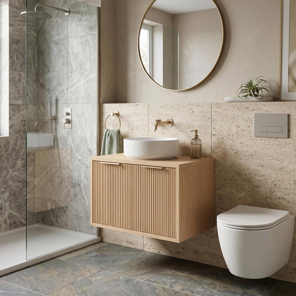 Mosdószekrény Rea Core 60cm Beige