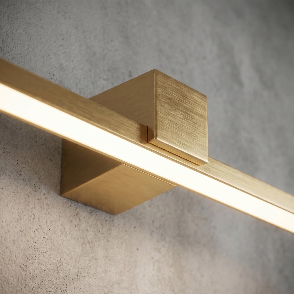 Kinkiet łazienkowy LED SWE046-1W 40 cm Złoty Szczotkowany