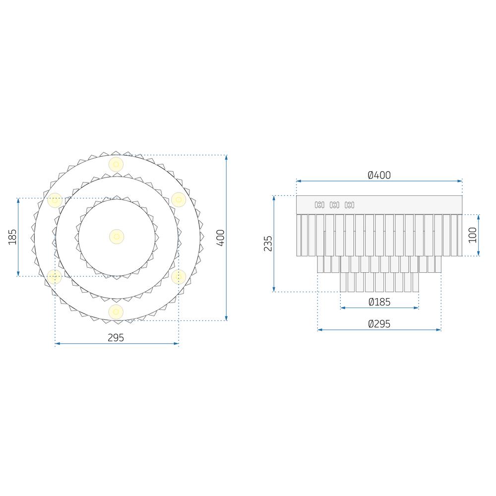 Deckenleuchte APP780-7C