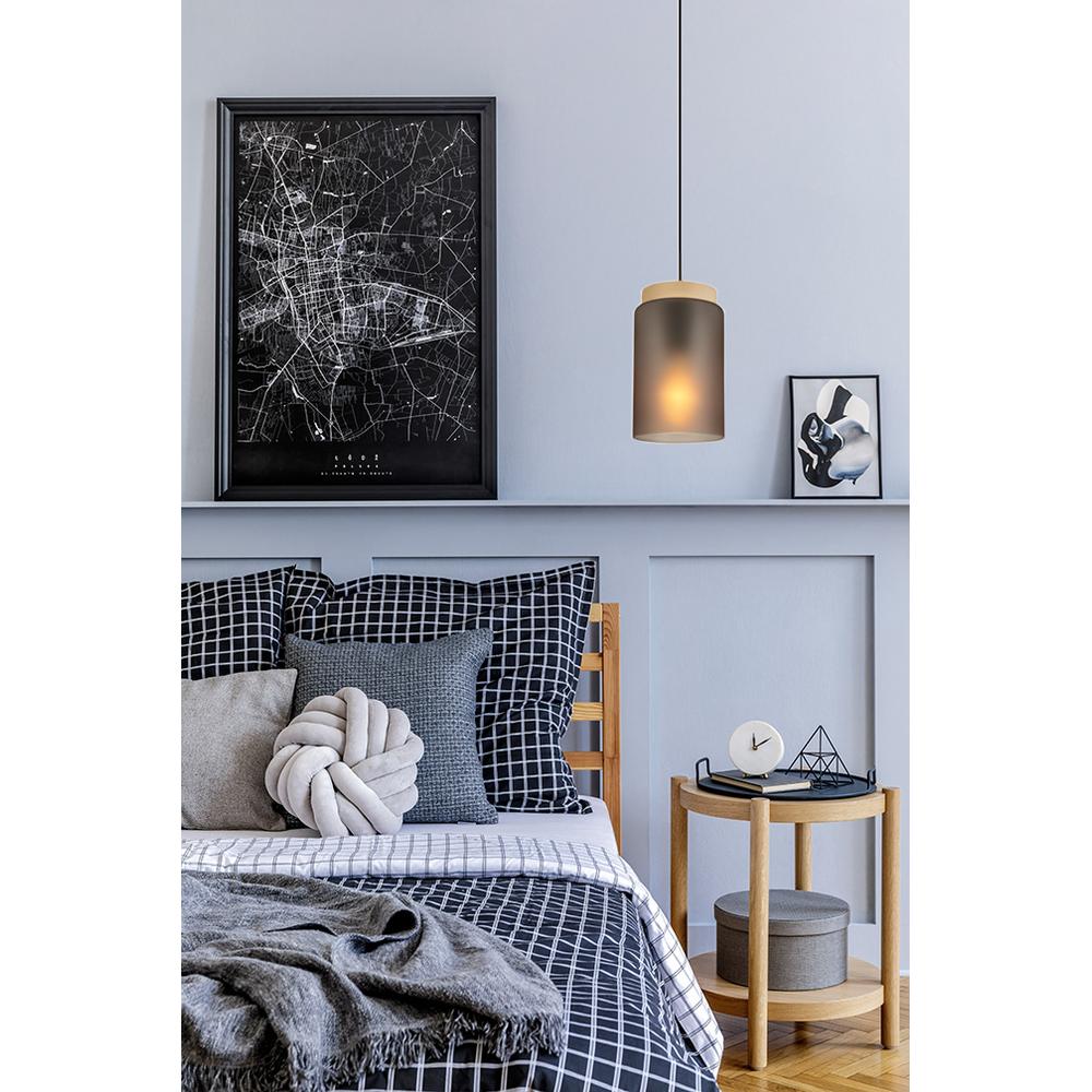 Hängelampe APP1810-1CP Frosted Grey