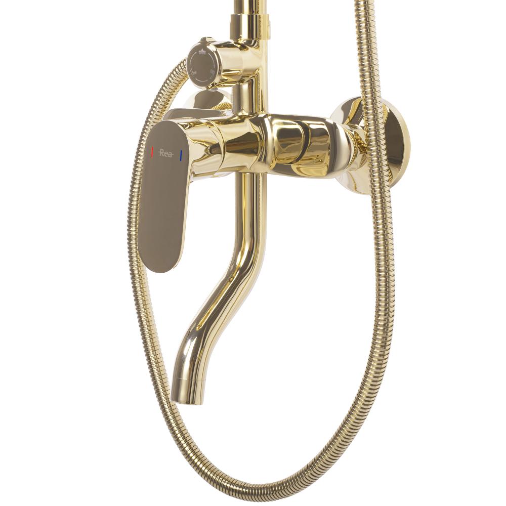 Zestaw Prysznicowy REA SALTON ZŁOTY