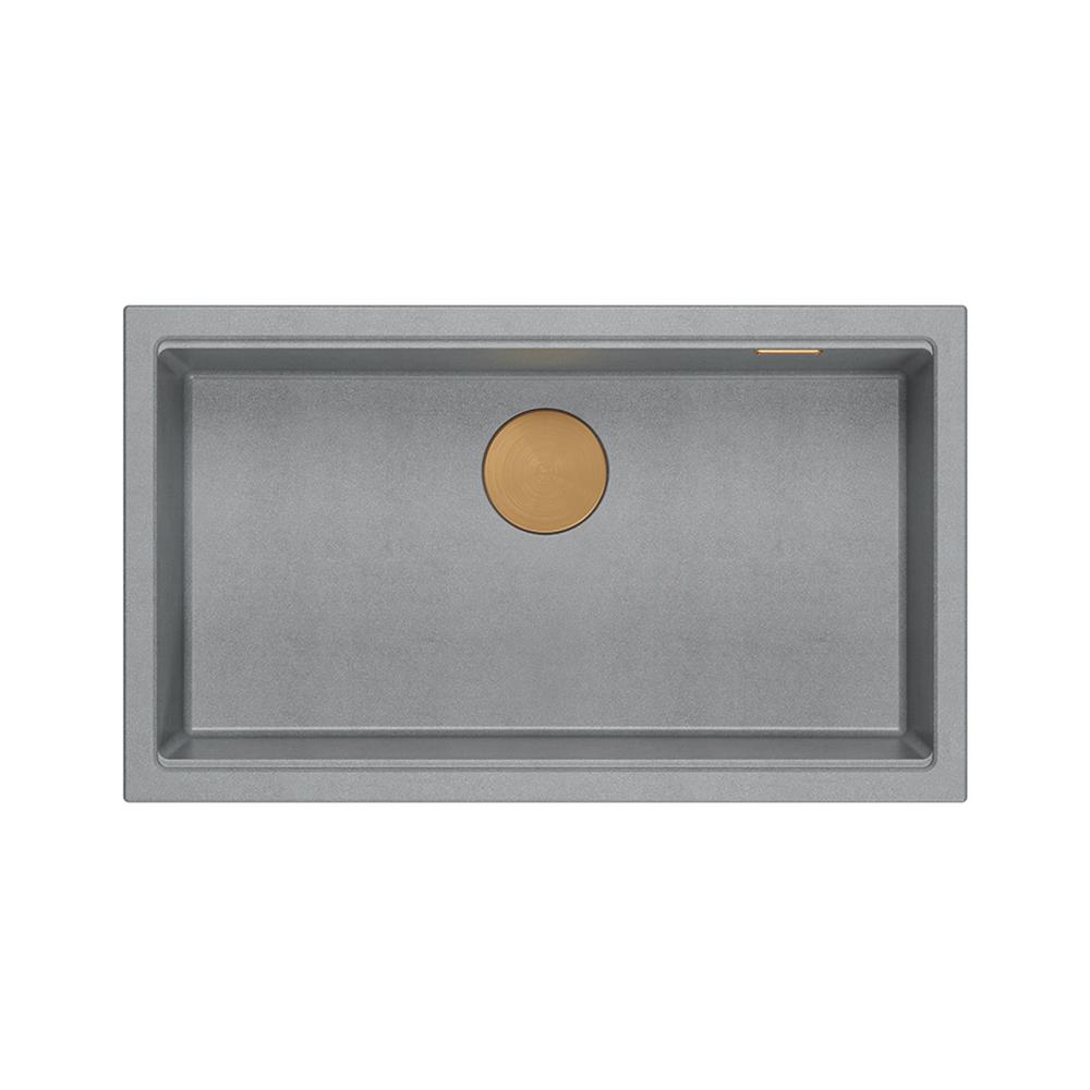 Granite sink Logan 110 Grey Metallic