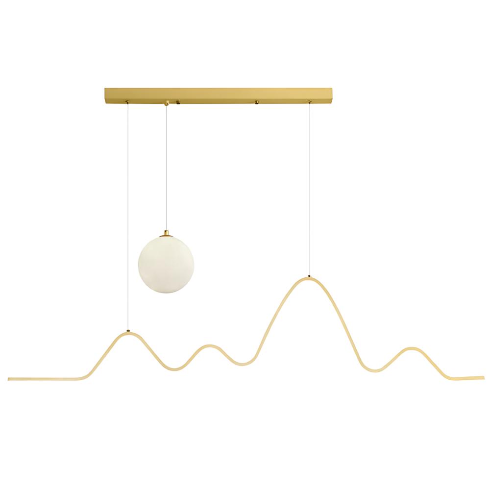 Lampe LED LHJ034-CP BRUSH GOLD