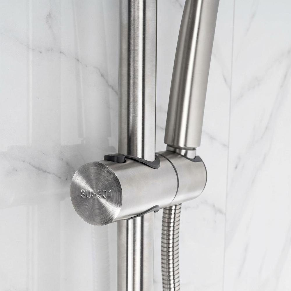 Conjunto de ducha Rea Hunter Brush Nickel