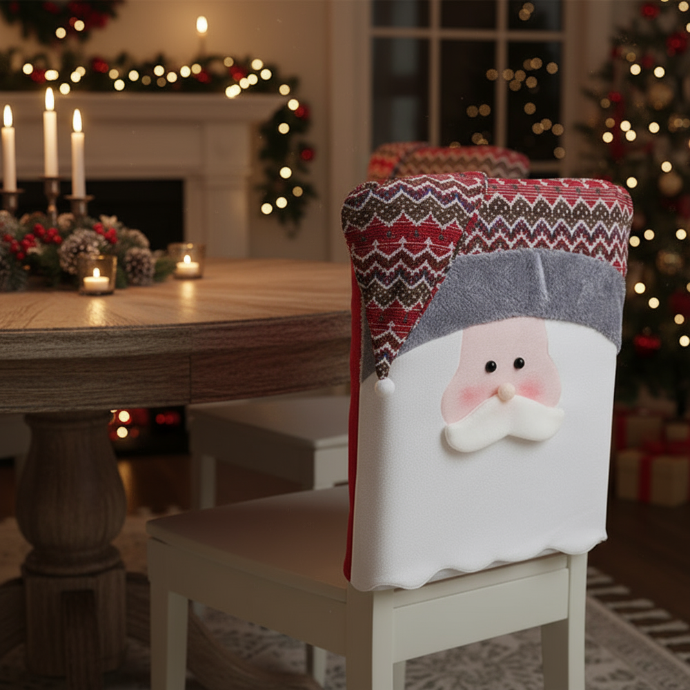 Pokrowiec na krzesło świąteczny YX22020 4 szt