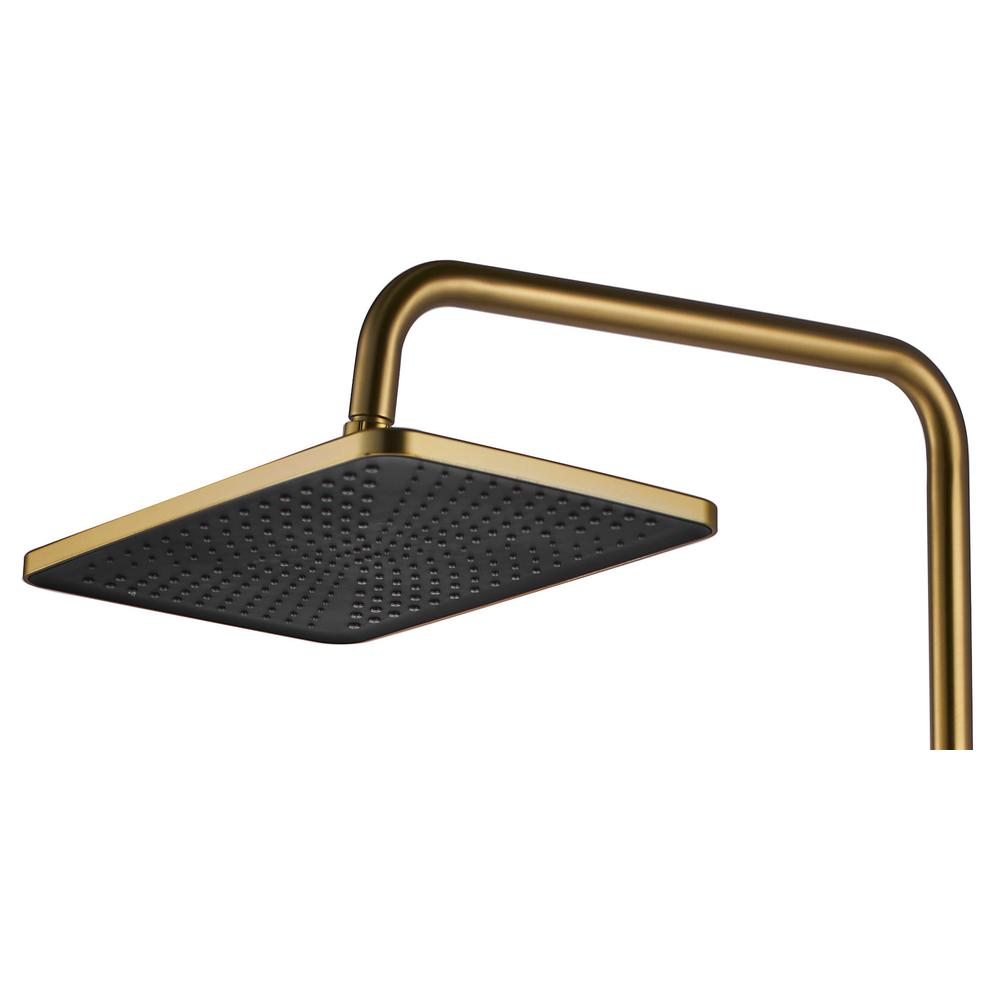 Душевая стойка с термостатом REA ROB Gold Brush