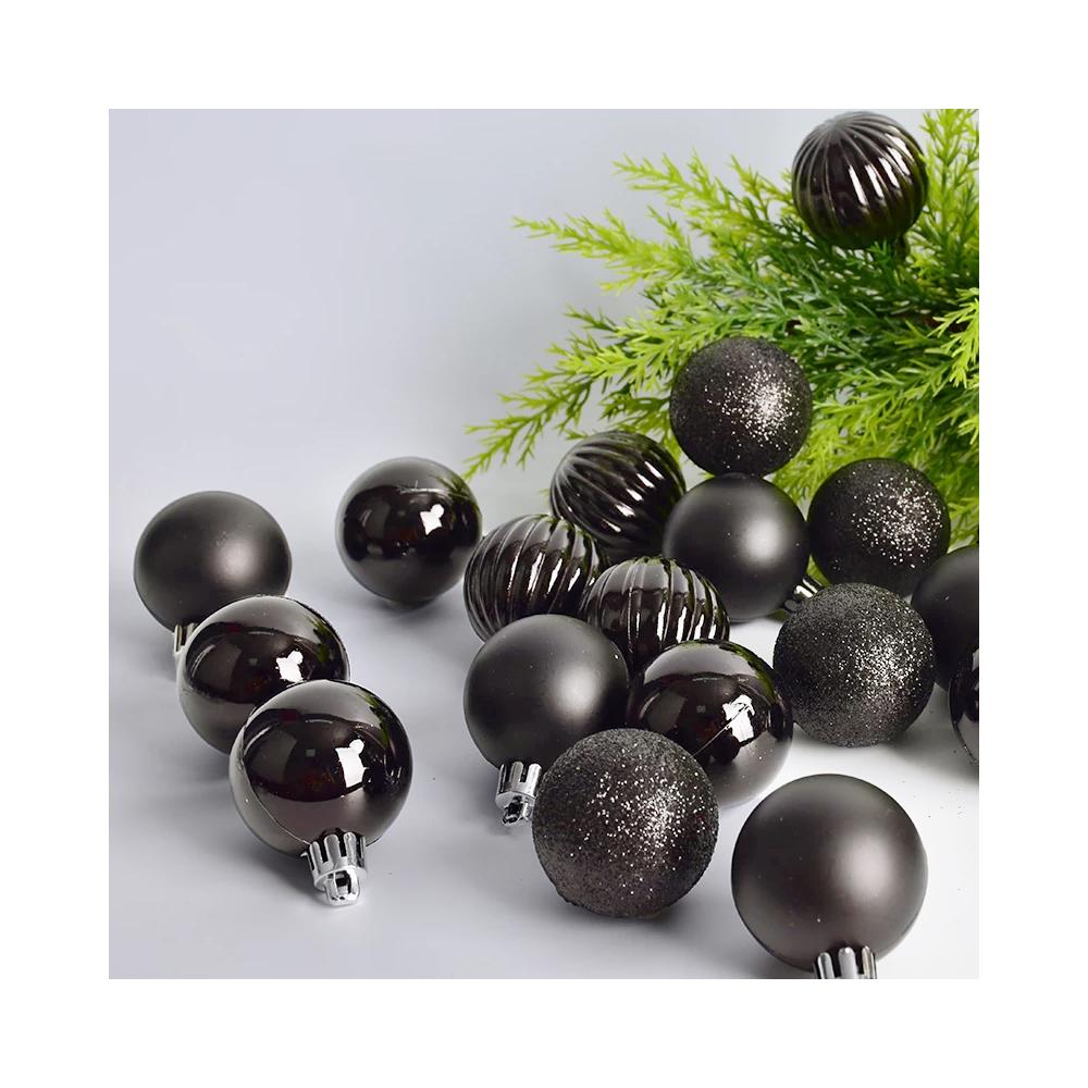 BOMBKI CHOINKOWE SREBRNE 36SZT 311433C