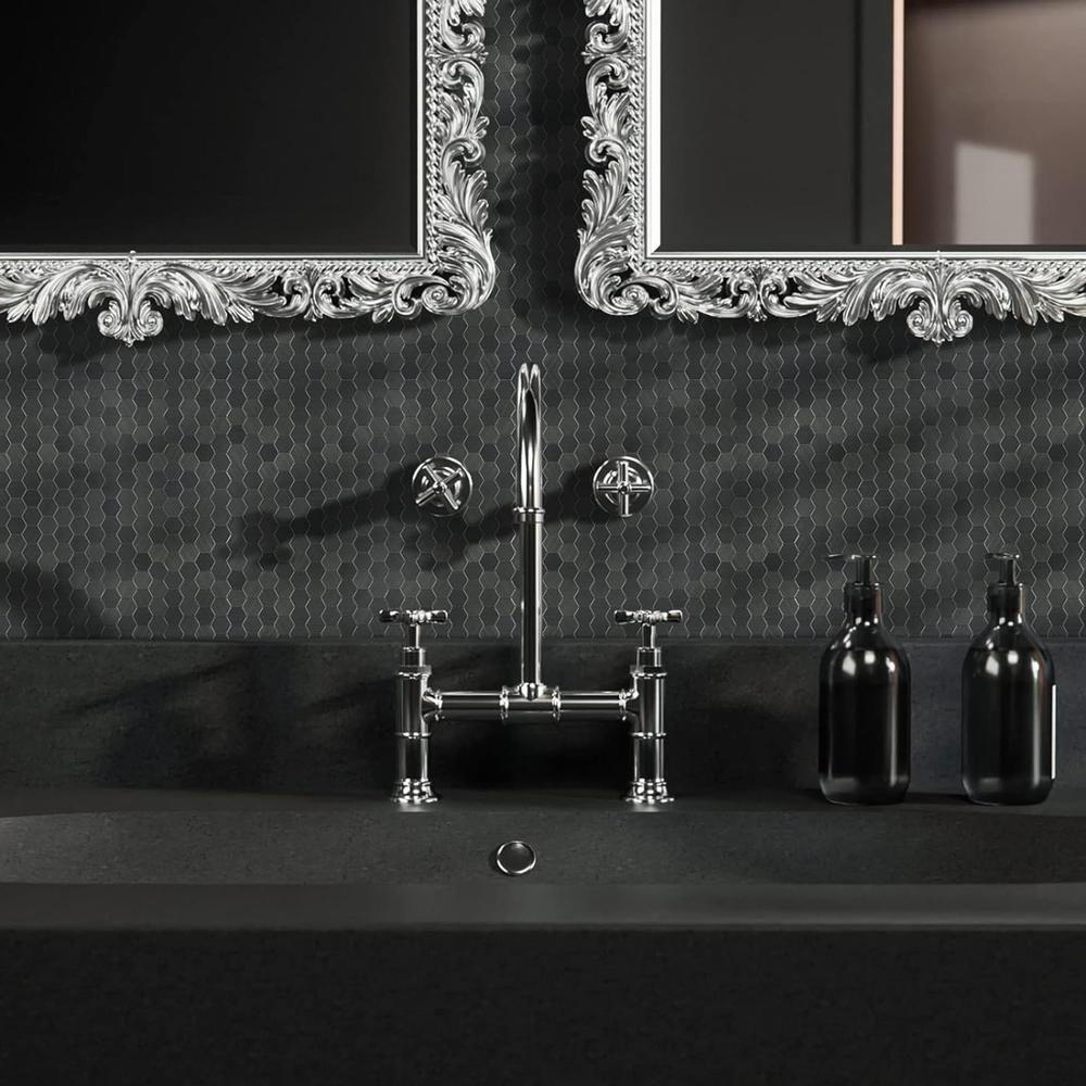 Mozaik dekorcsempe 133425 Black