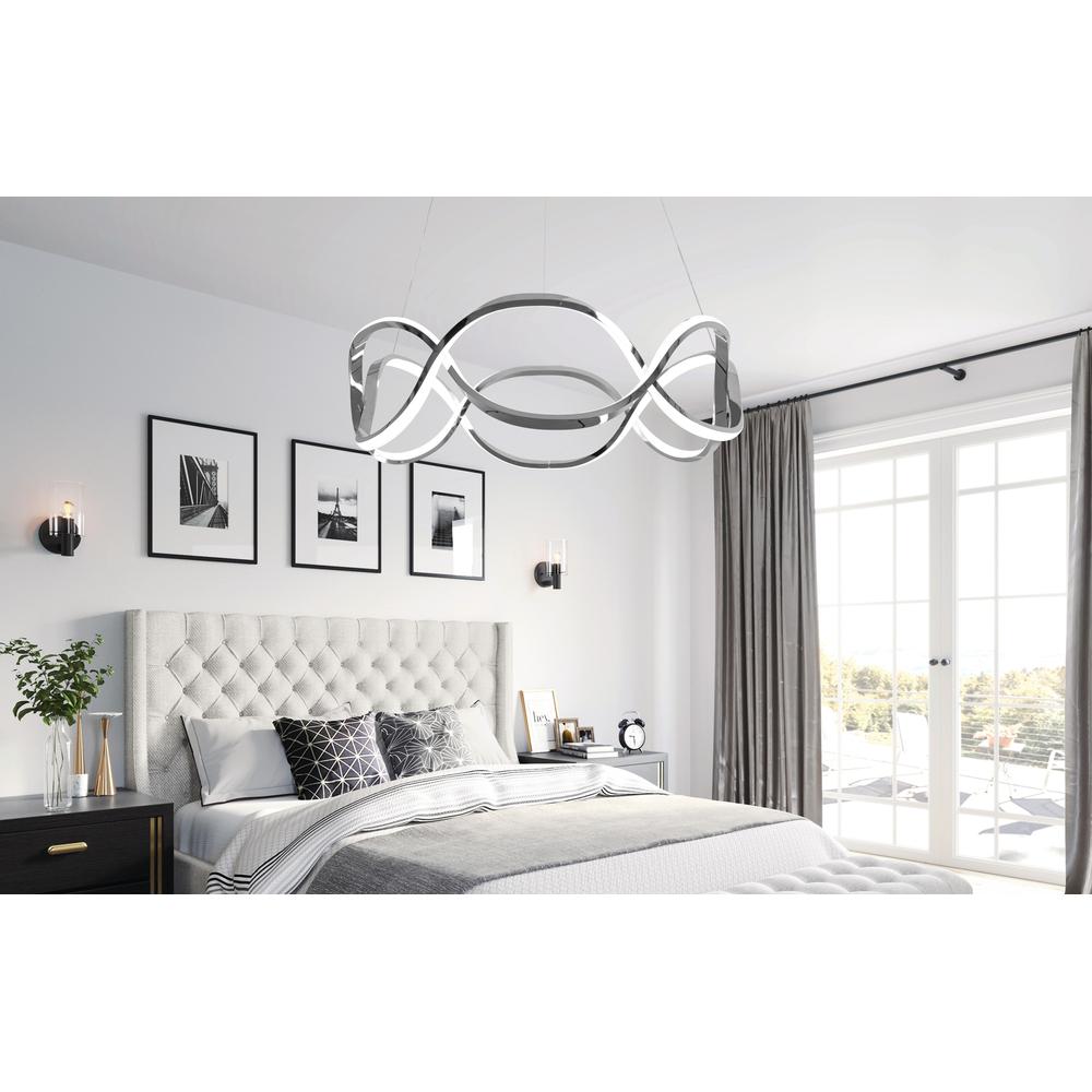 Lampe LED APP801-CP Twist Chrome