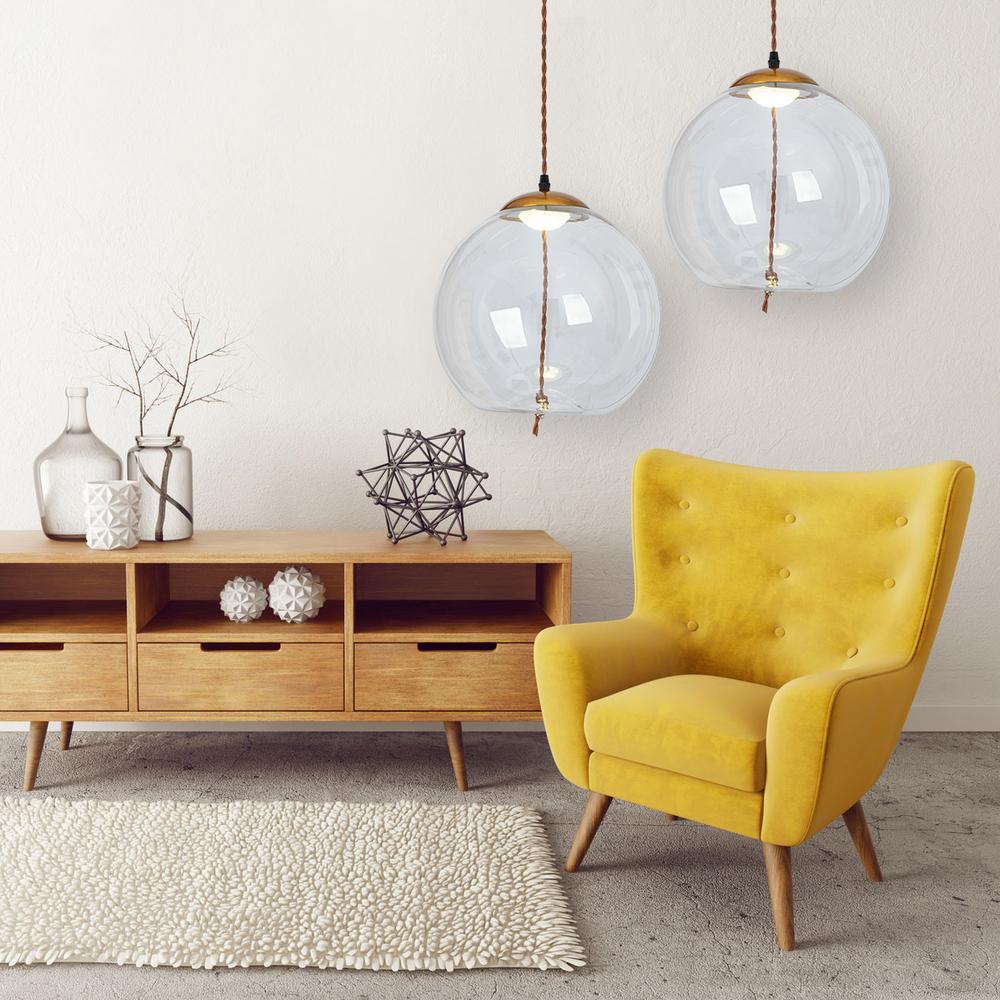 Hängelampe Glas LED APP446-CP