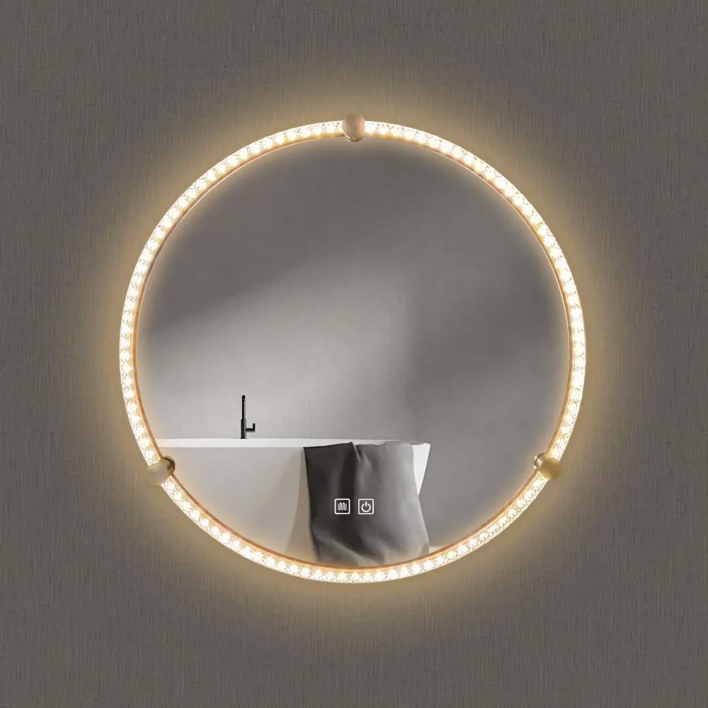 LUSTRO ŚCIENNE LED Z RAMĄ 70cm BL805