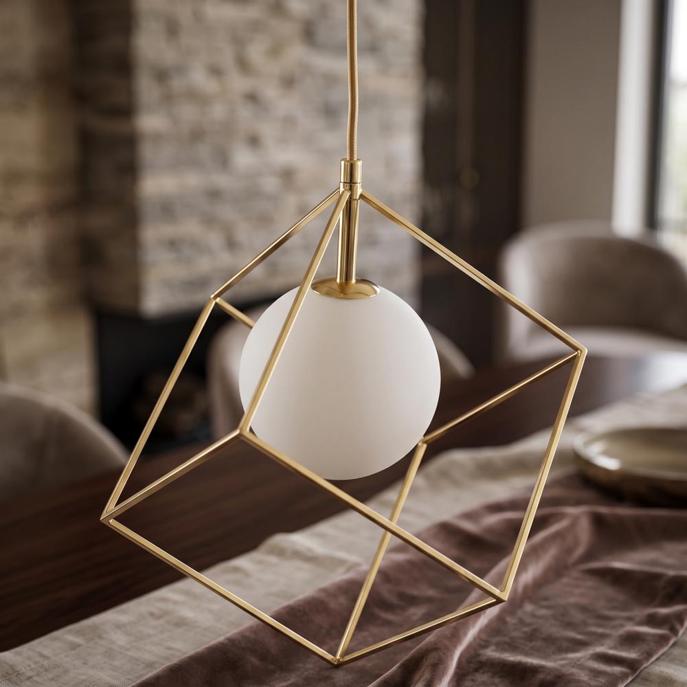 Lampa Wisząca APP1210-1CP Złota