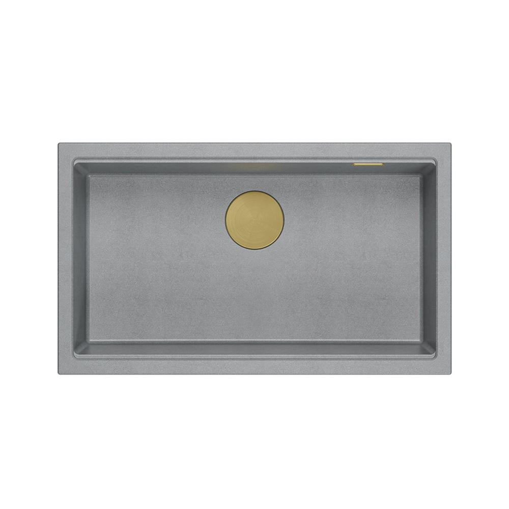 Granite sink Logan 110 Grey Metallic