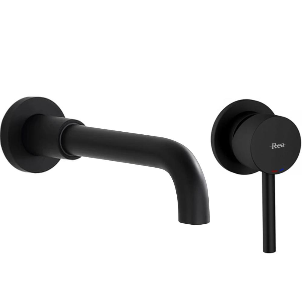 Unterputz Armatur Rea Lungo LONG black matt+Ibox