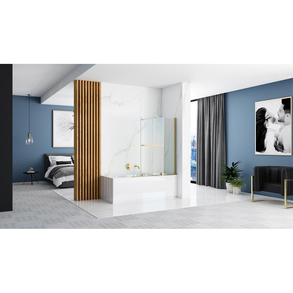 Badewanneaufsatz Rea Fabian Gold Brush 100