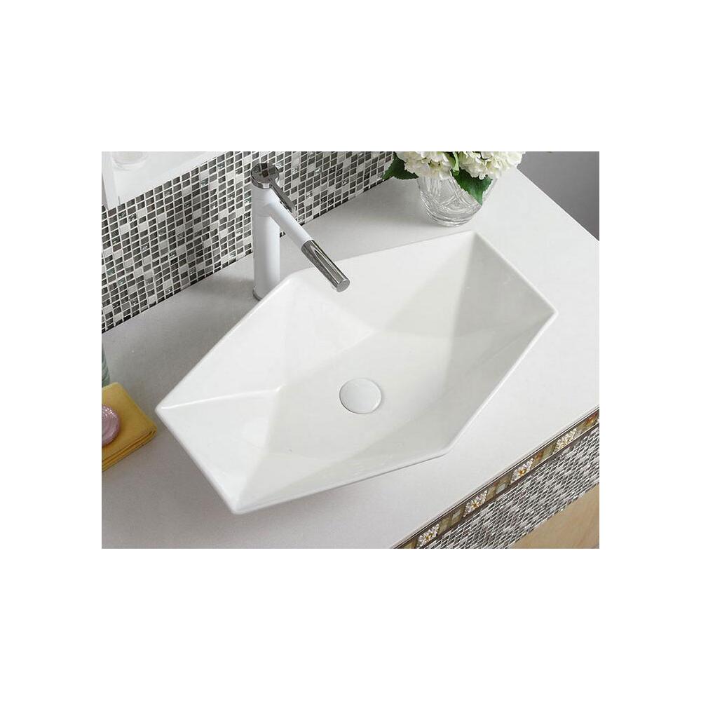 Umywalka nablatowa Rea Vegas Biała