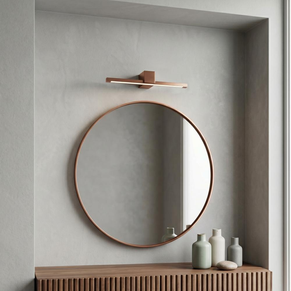 Kinkiet łazienkowy LED SWE052-1W 40 cm Miedź Szczotkowana