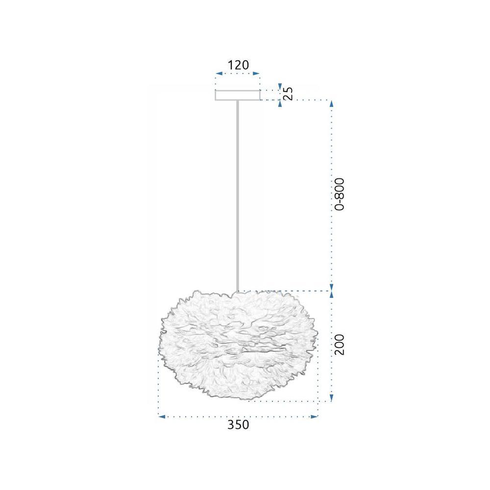 Hängelampe Feder white  APP335-3CP