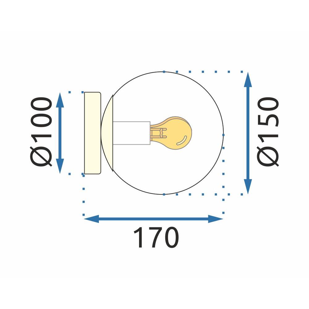 Hängelampe APP1156-1C Gold