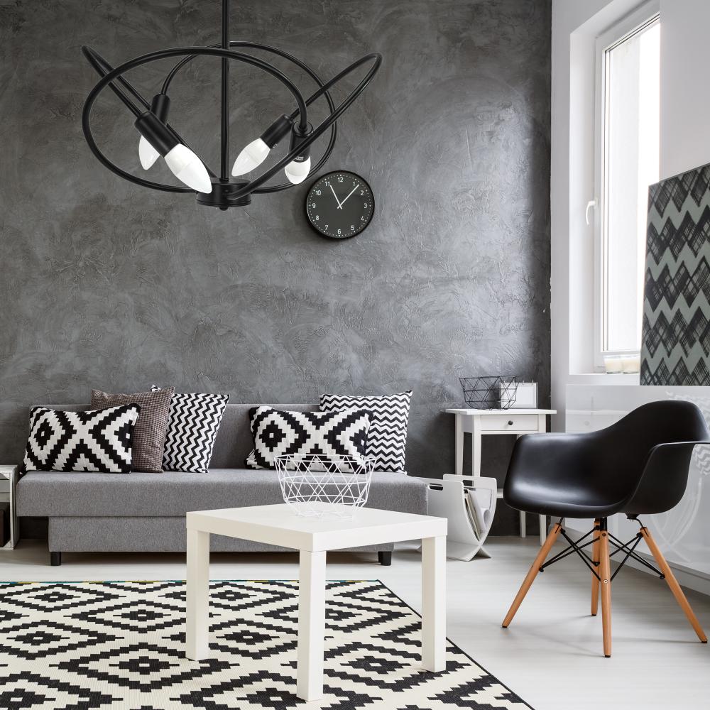 Lampe 4 Black APP1093-4C