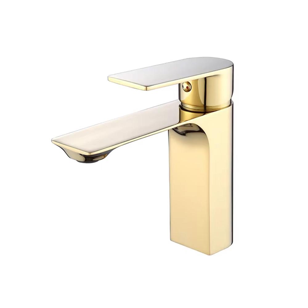 Βρύση νιπτήρα REA URBAN Gold Gold Low