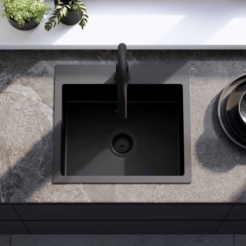 Leo 50 Black musta teräsallas