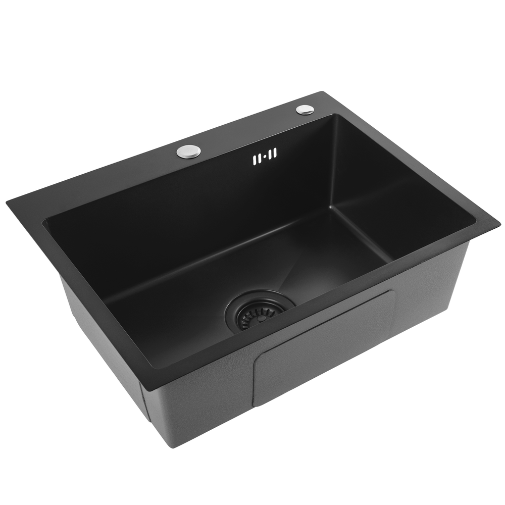 Stainless steel sink Liam Black