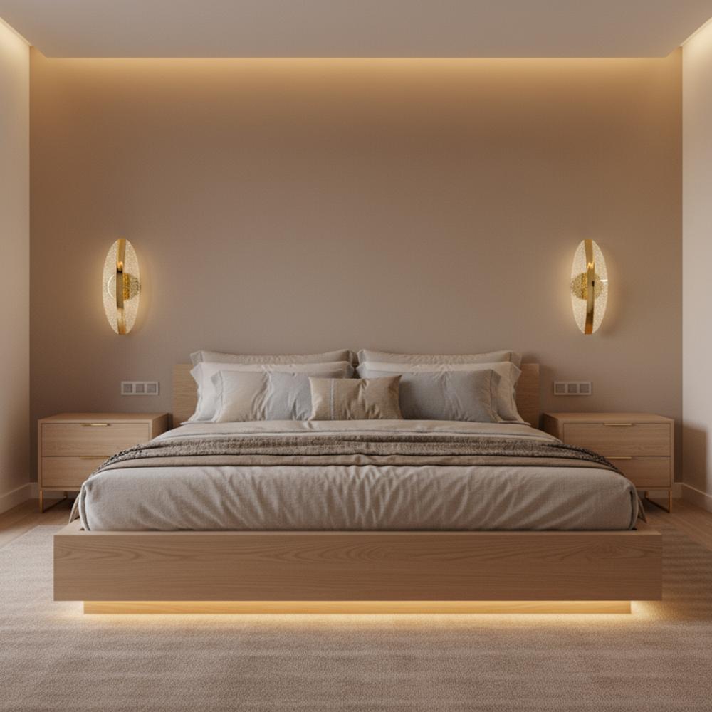 Wandlampe LED G130-W Gold