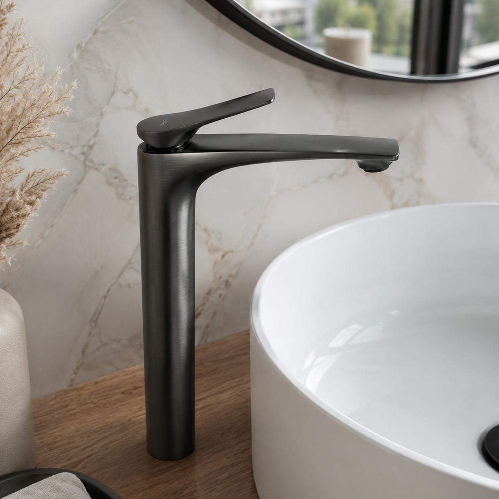 Bateria Umywalkowa PREMIUM REA Vision Tytan Wysoka