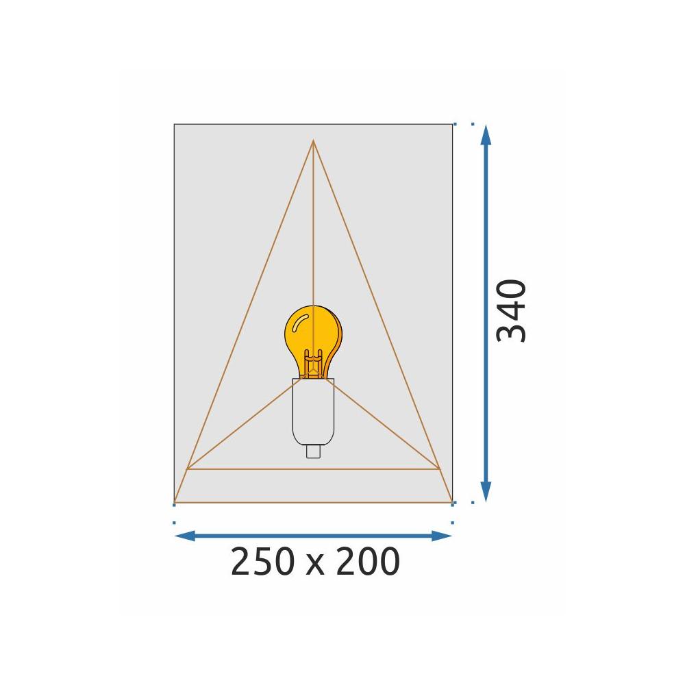 Wandlampe Kugel App1095-1W Black