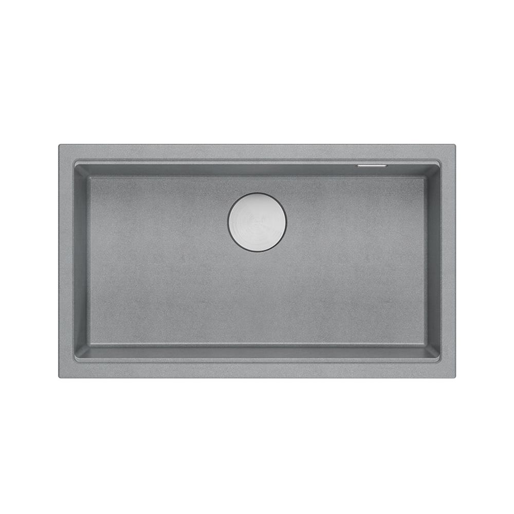 Granite sink Logan 110 Grey Metallic