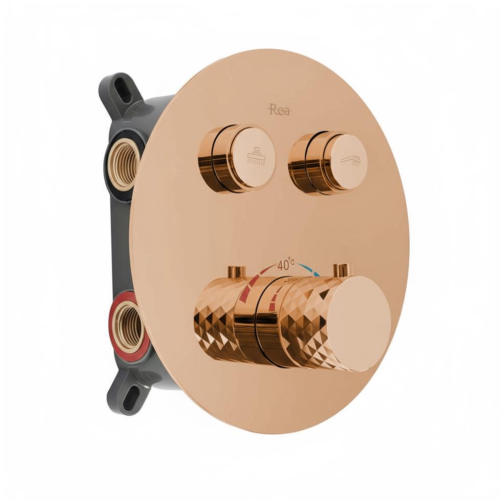Shower system  Rea Lungo Diamond Copper + BOX