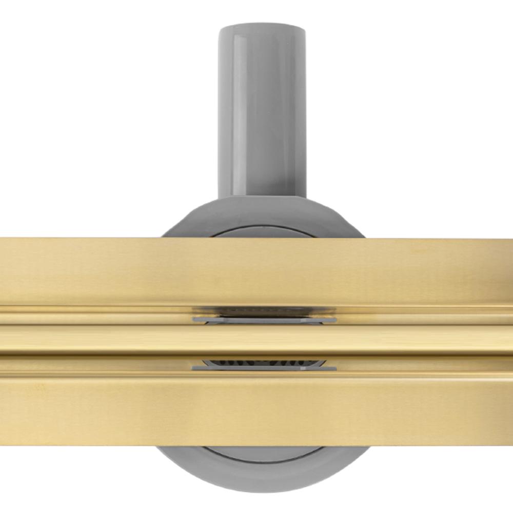 Rigola dus REA Neox Slim pro Brush Gold 60