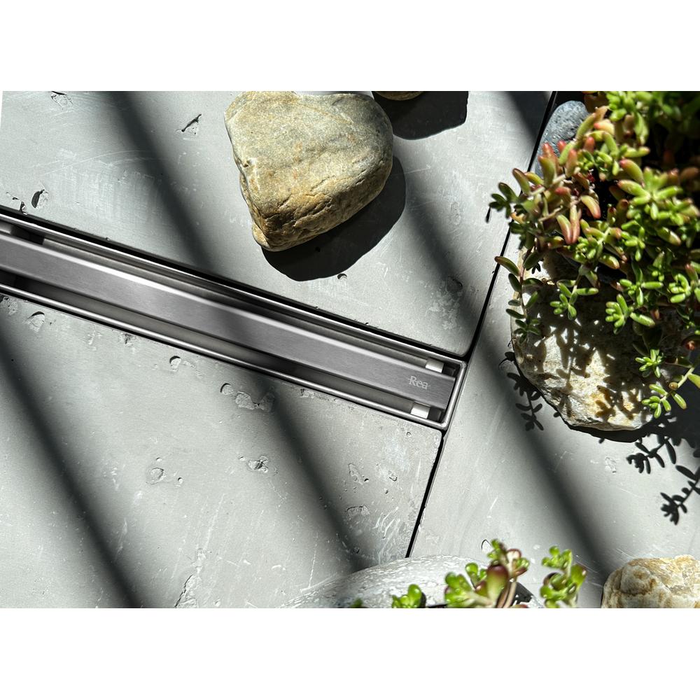 Odpływ Liniowy REA NEOX SLIM PRO STAL SZCZOTKOWANA 80