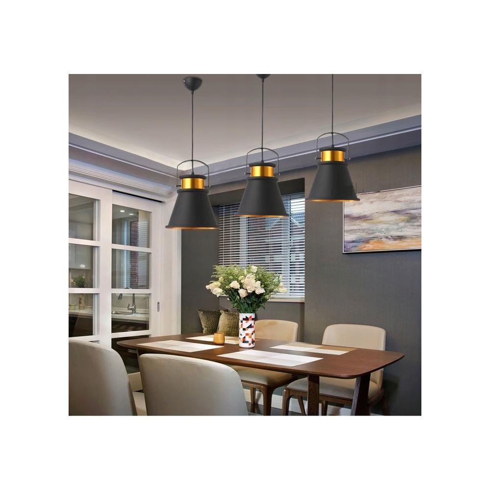 Hängelampe ASTI C Black/ Gold