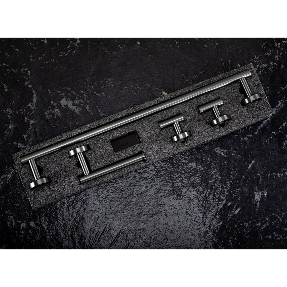 Zestaw akcesoriów łazienkowych Ari Tytan 4 elementy