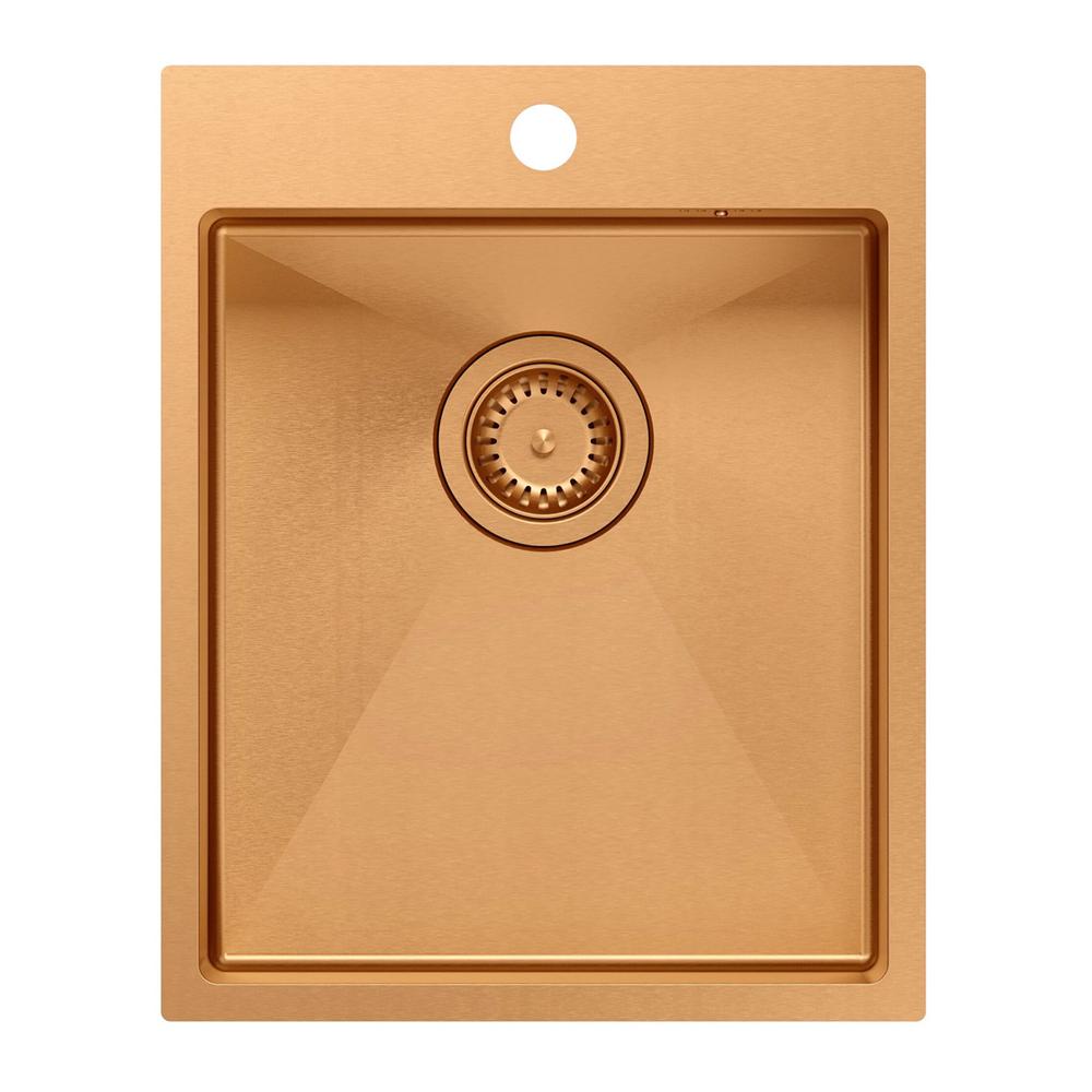 Стальная мойка для кухни RUSSEL 90 COPPER