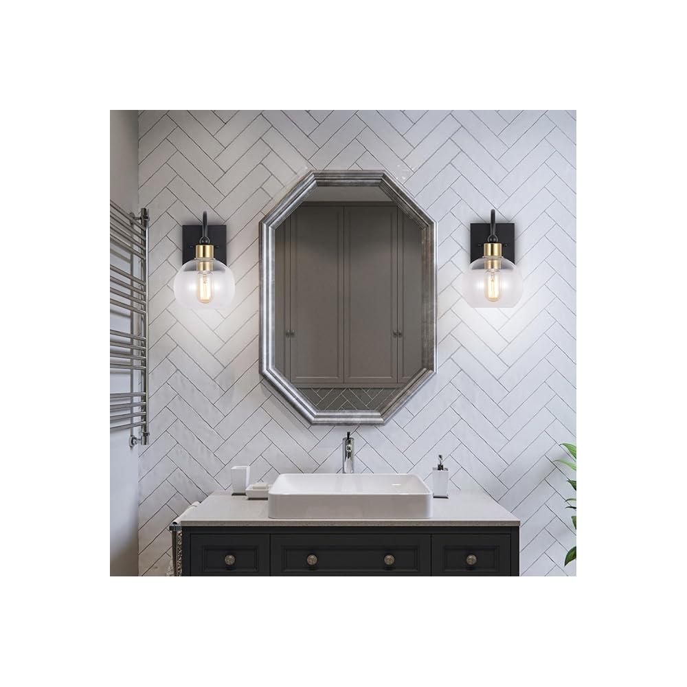 Wandlampe black gold APP1580-1W