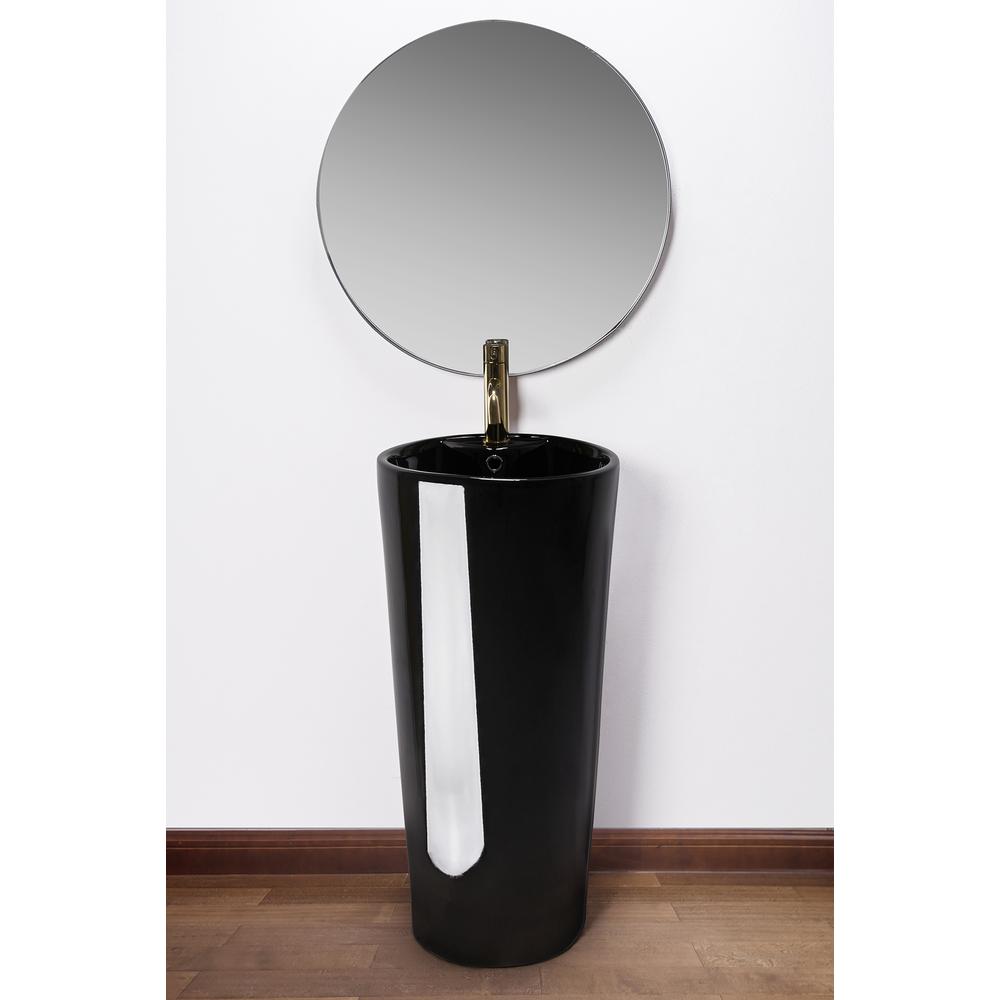 Умивальник підлоговий REA BLANKA Black