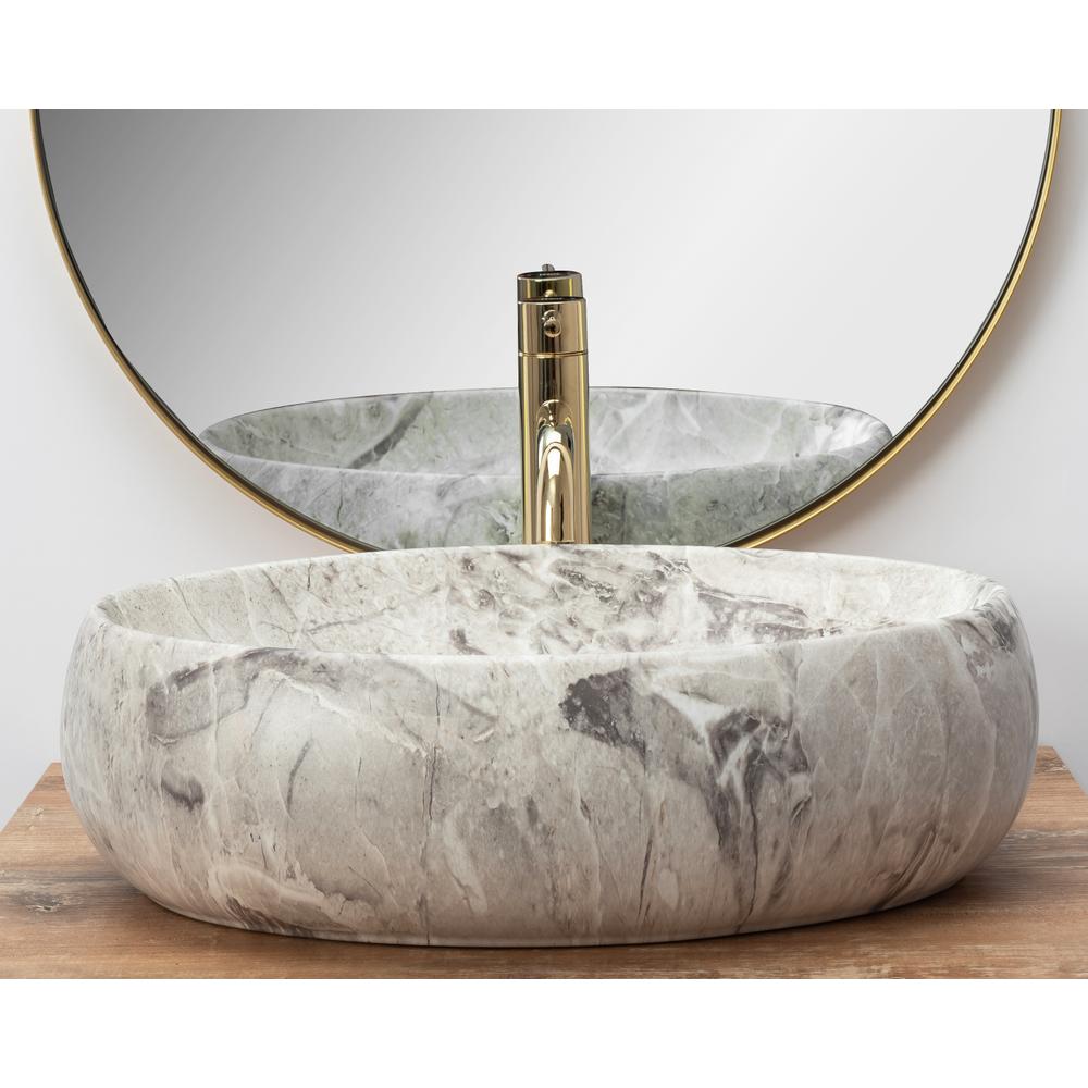 Countertop washbasin Rea Linda Stone