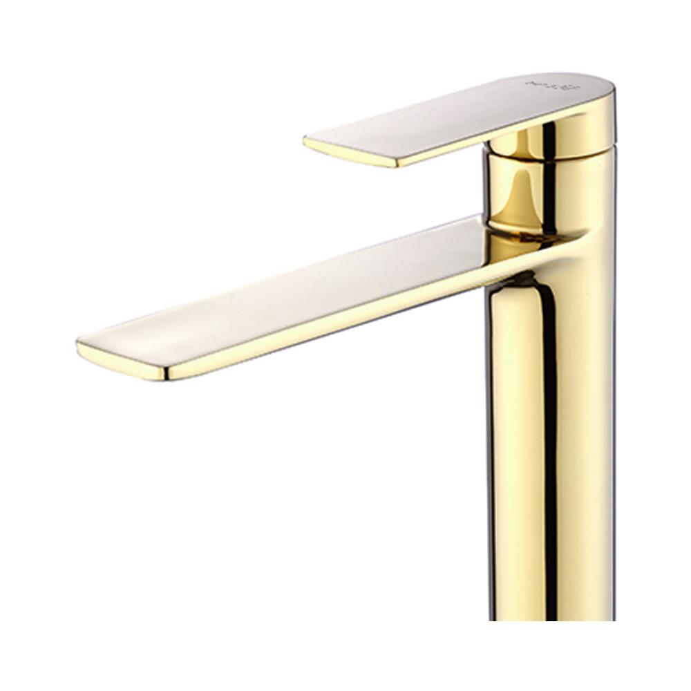 Βρύση νιπτήρα REA STORM Gold, Ψηλ