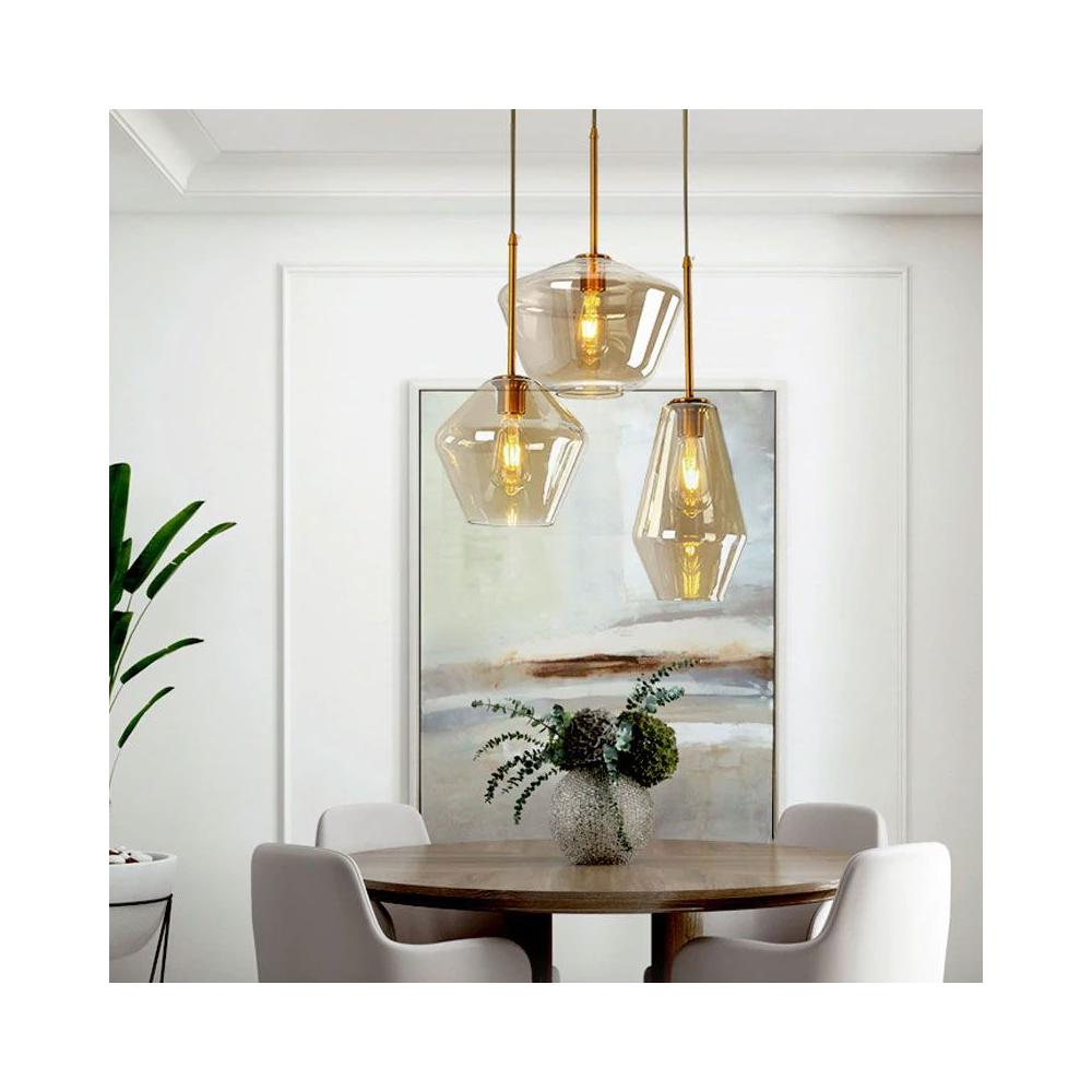 Deckenlampe Glas APP439-1CP Amber