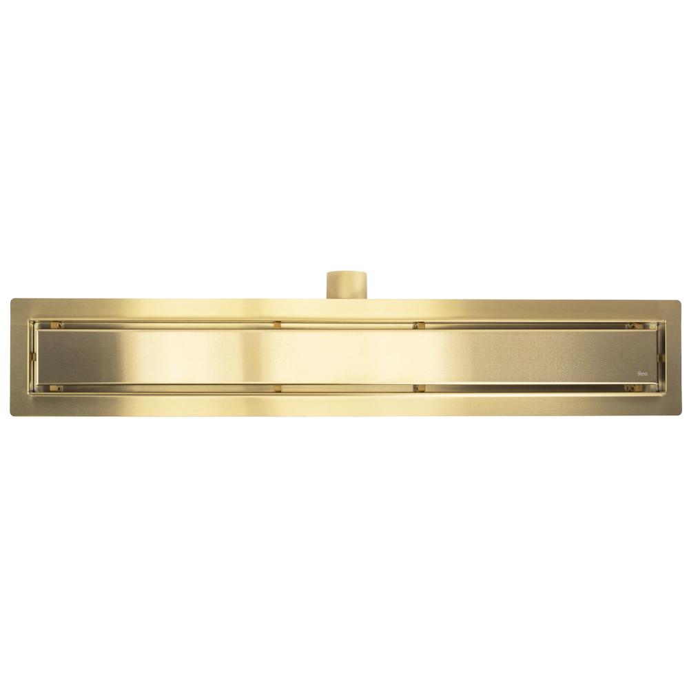Лінійний злив Rea Neox brush gold 50