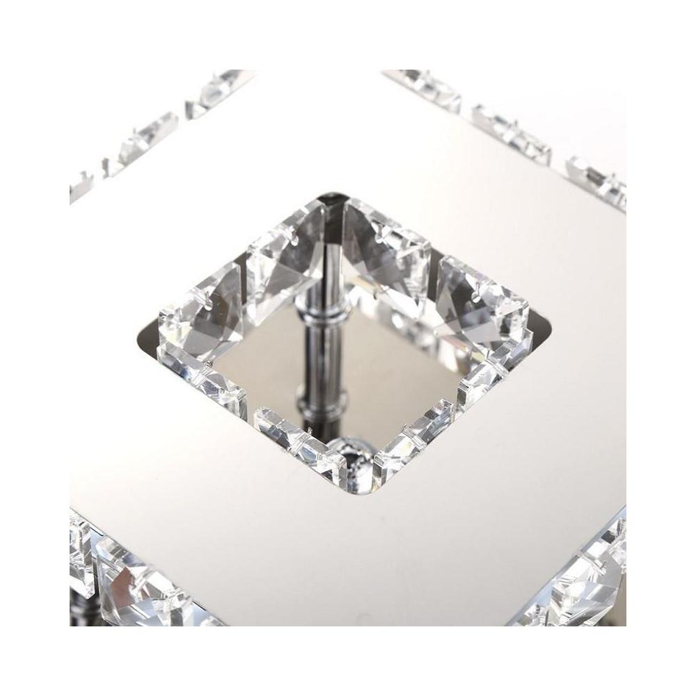 Deckenlampe Kristall quadrat Glamour 8W APP406-C