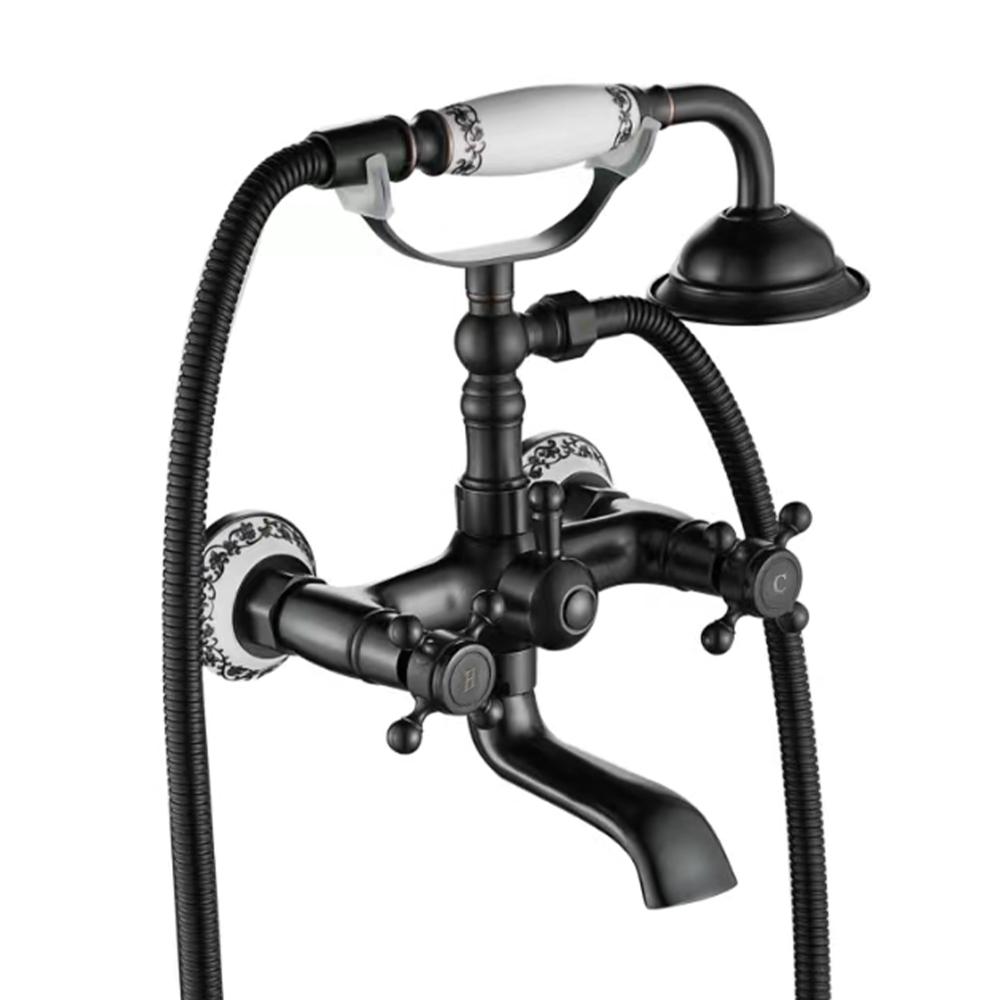 Bath faucet Rea Rustico Old Black